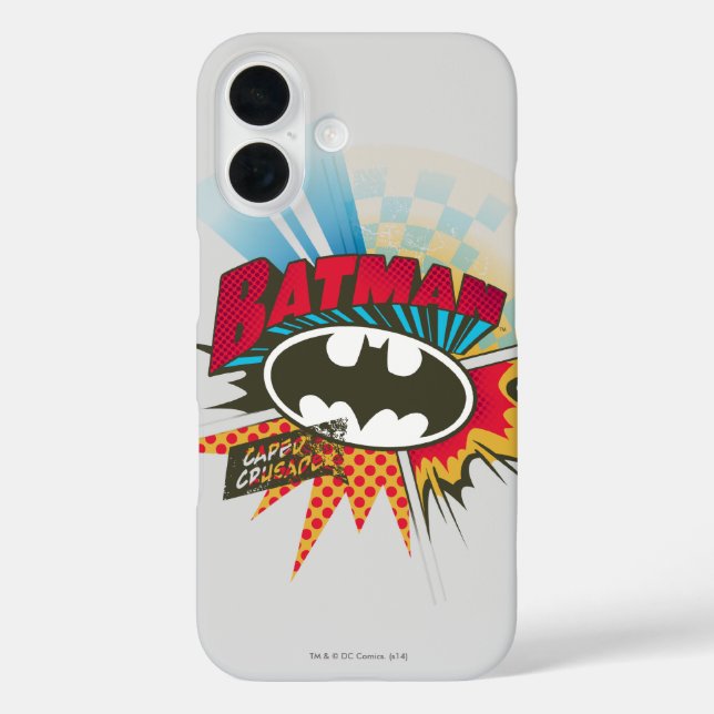 Caped Crusader Case-Mate iPhone Case (Back)