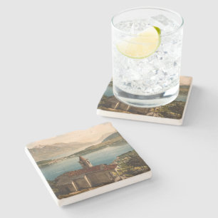 Capello St Angelo, Lake Como, Lombardy, Italy Stone Coaster