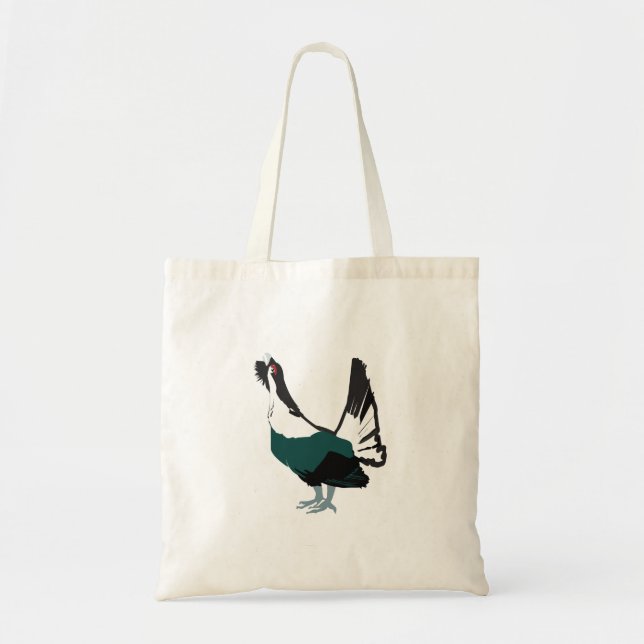 Capercaillie bird  Art  Budget Tote (Front)