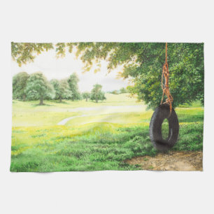 Capernwray Tyre Swing - Kitchen Towel