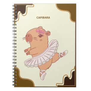"Capibara Libreta - Adorable and Unique Design" Notebook