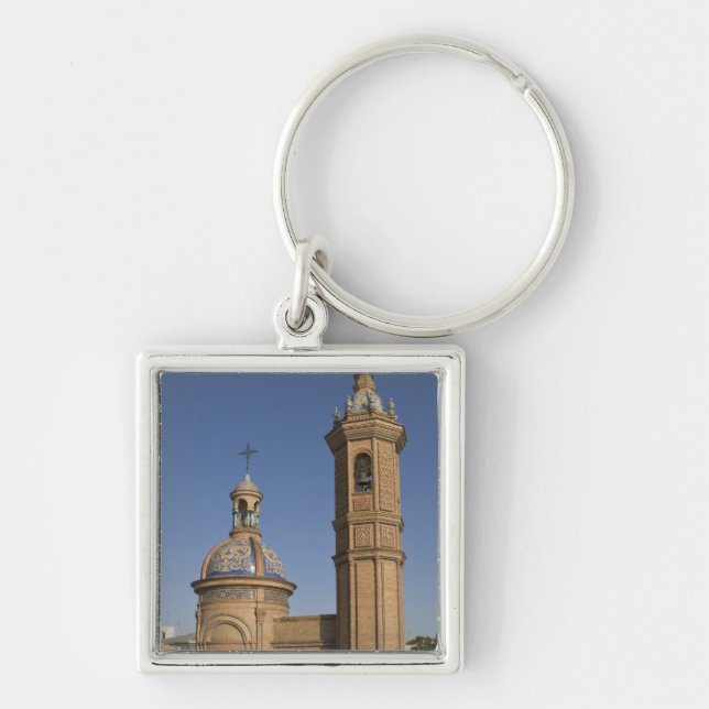 Capilla del Carmen, Seville, Spain Keychain (Front)