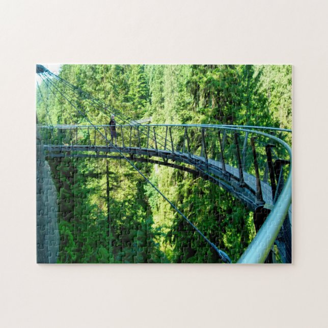 Capillano Cliff Walk Vancouver. Jigsaw Puzzle (Horizontal)