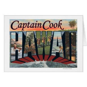Capitaine Cook, Hawaï - grandes scènes de lettre