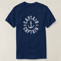 Capitaine depuis T-Shirt 2022 (Année personnalisée