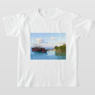 Capitaine Hook Pirate Ship, T-shirt Cancun