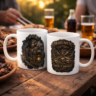 Capitaine Maudit du Sel Mug – Les Morts ne se vant