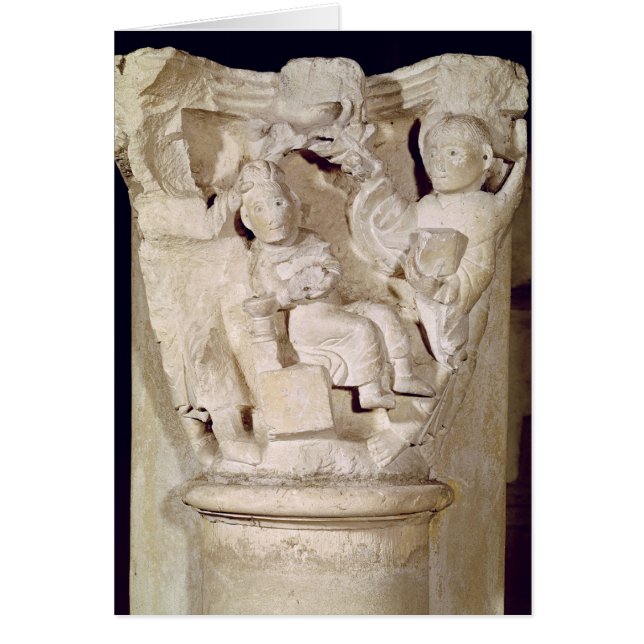 Capital a relief depicting (Front)