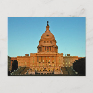 Capital Building at Sunset Postcard