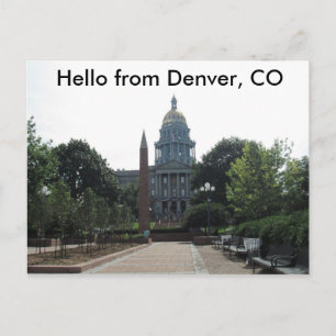 Capital Building Denver Postcard