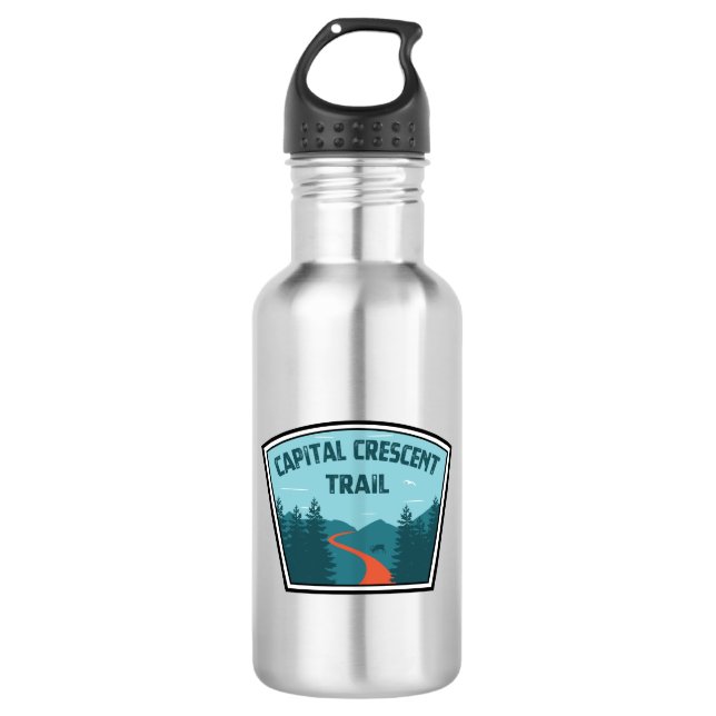 Capital Crescent Trail 532 Ml Water Bottle (Front)