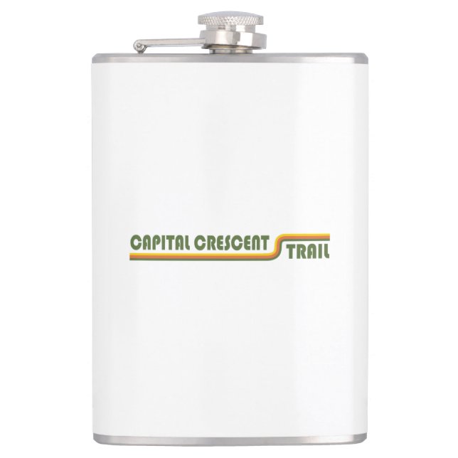 Capital Crescent Trail Hip Flask (Front)