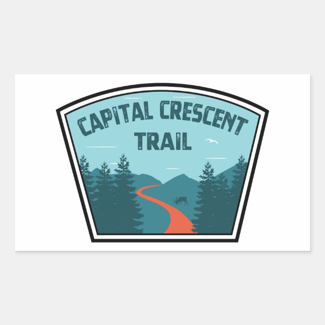 Capital Crescent Trail Sticker (Front)