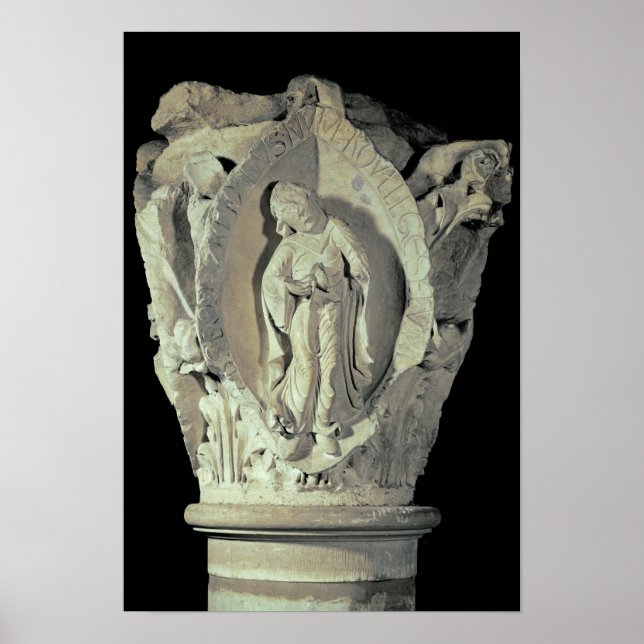 Capital depicting the Second Key of Plainsong Poster (Front)