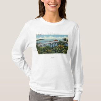 Capital Island New Foot Bridge View T-Shirt