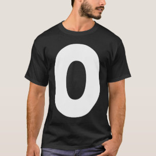 Capital O Bold Alphabet Letter Monogram Uppercase T-Shirt