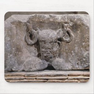 Capital of the Nautes Pillar depicting Cernunnos Mouse Pad