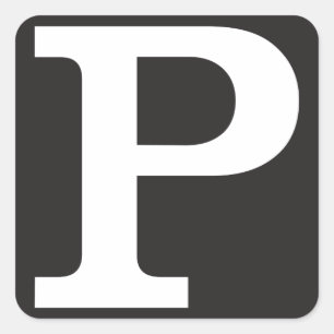 Capital P Stickers