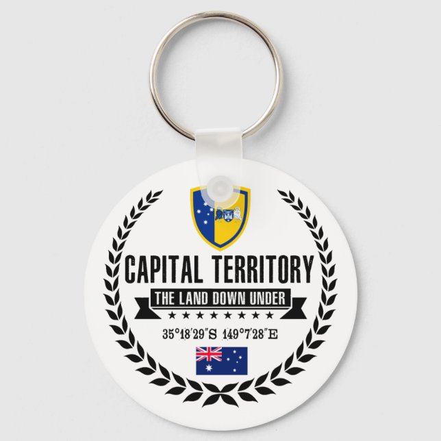 Capital Territory Keychain (Front)