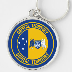Capital Territory Round Emblem Keychain