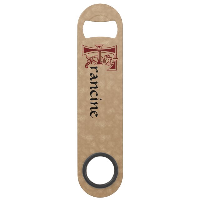 Capitale décorative botanique médiévale F (Devant)