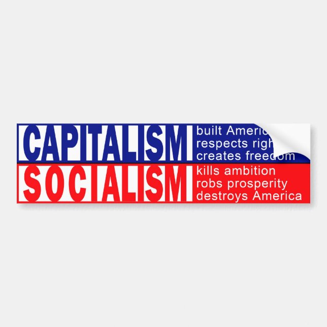 Capitalism Bumper Sticker (Front)