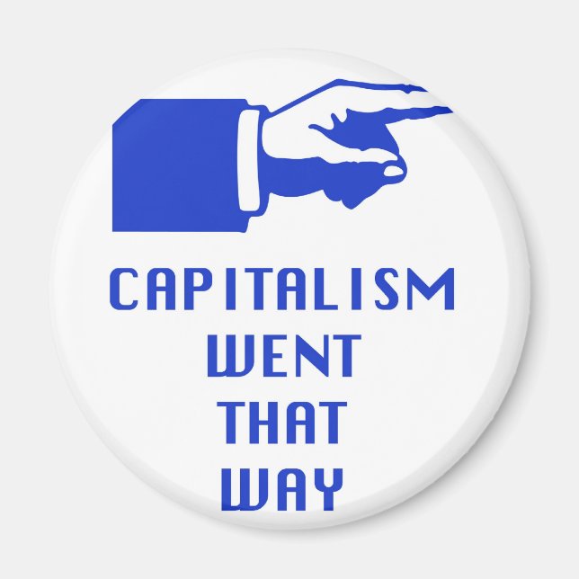 capitalism magnet (Front)