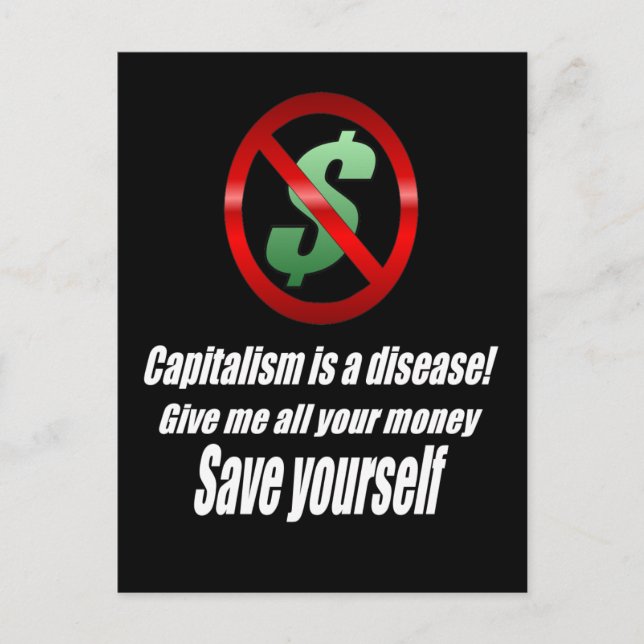 Capitalism Postcard (Front)
