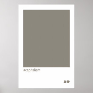 Capitalisme Impression d'art abstrait Maison libér