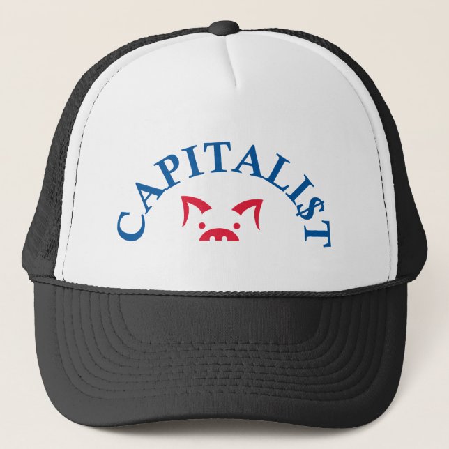 Capitalist Pig with $ Trucker Hat (Front)