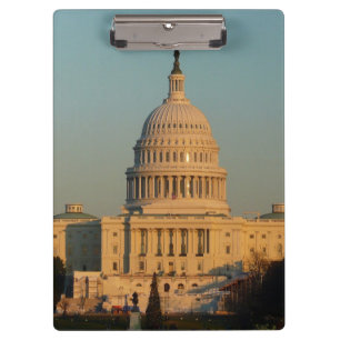 Capitol at Christmas Washington DC Holiday Clipboard