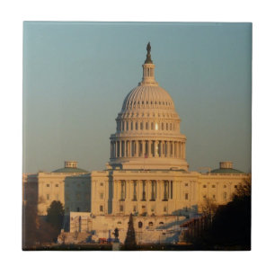 Capitol at Christmas Washington DC Holiday Tile