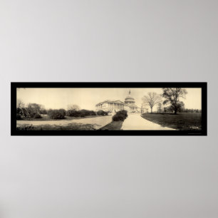Capitol Building DC Photo 1909 Poster