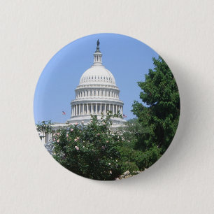 Capitol Building from Bartholdi Park 2 Inch Round Button