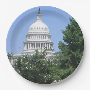 Capitol Building from Bartholdi Park Paper Plate