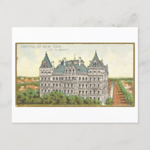 Capitol Building in Albany, New York, Vintage Postcard