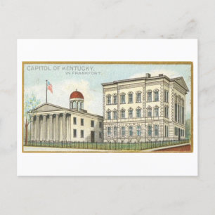 Capitol Building in Frankfort, Kentucky Vintage Postcard