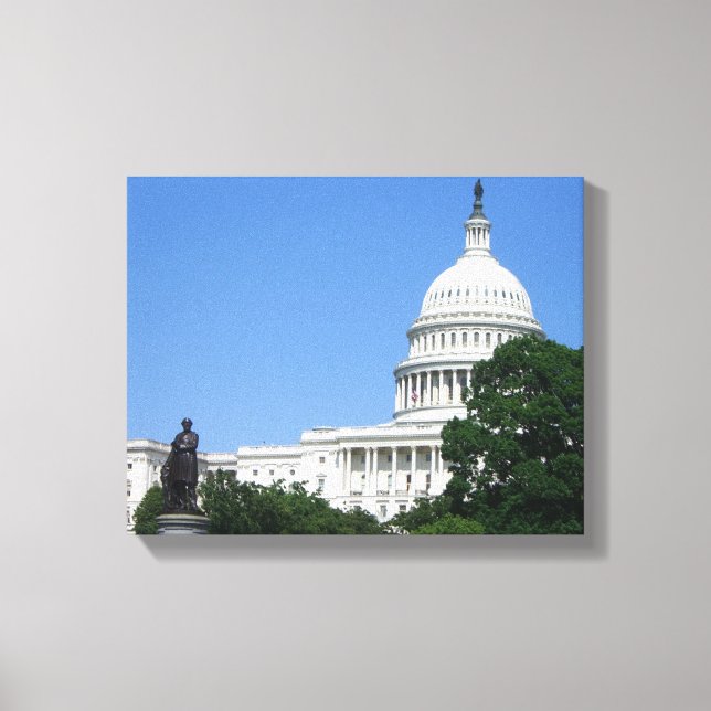 Capitol Building in Washington DC Canvas Print (Front)