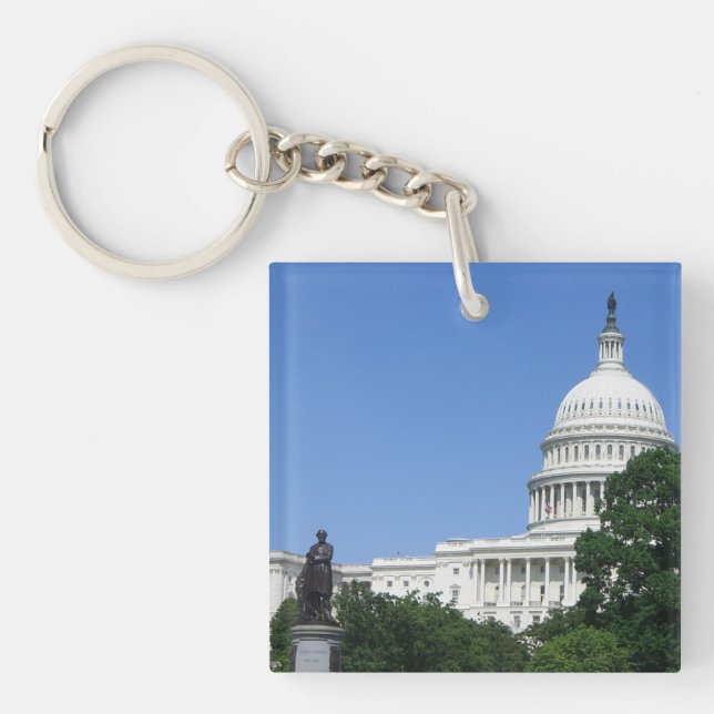 Capitol Building in Washington DC Keychain (Front)