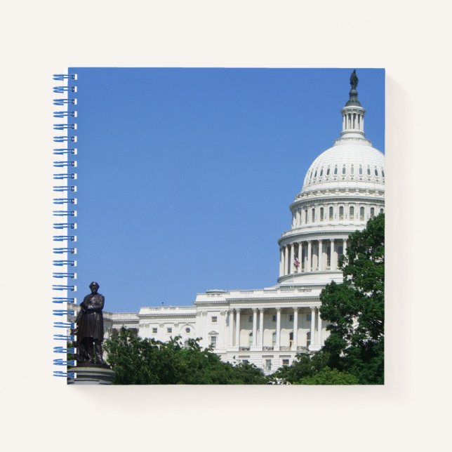 Capitol Building in Washington DC Notebook (Front)