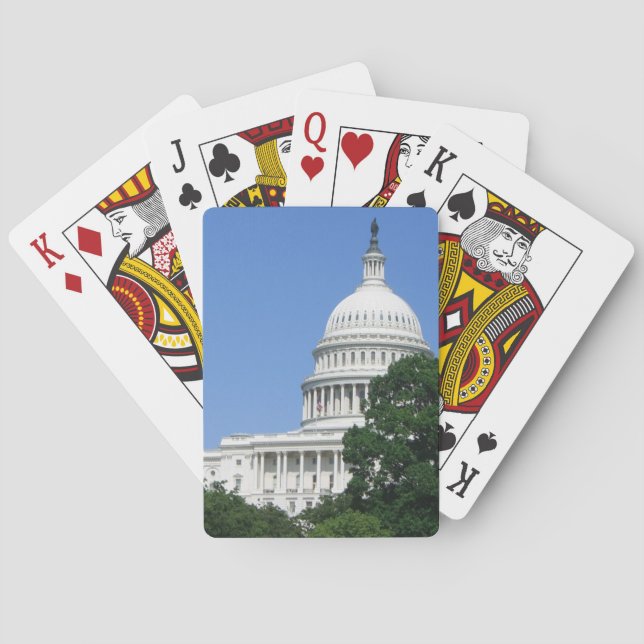 Capitol Building in Washington DC Playing Cards (Back)
