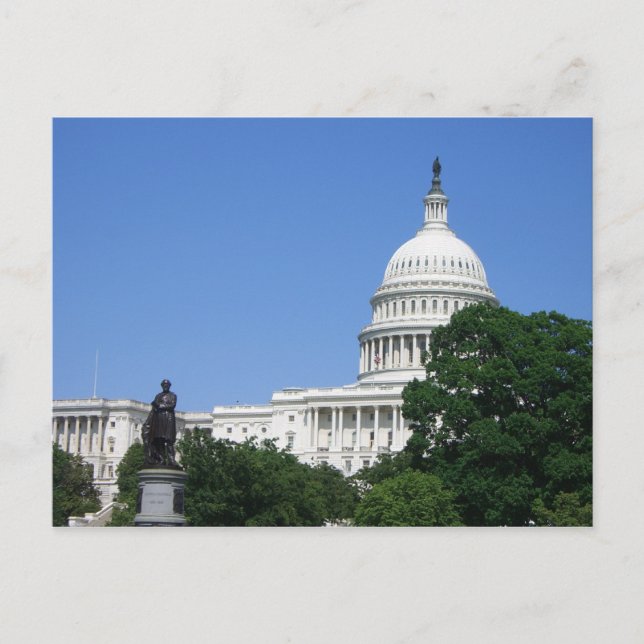 Capitol Building in Washington DC Postcard (Front)