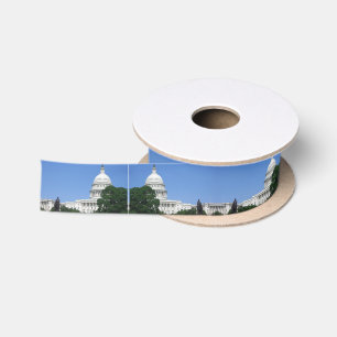 Capitol Building in Washington DC Satin Ribbon