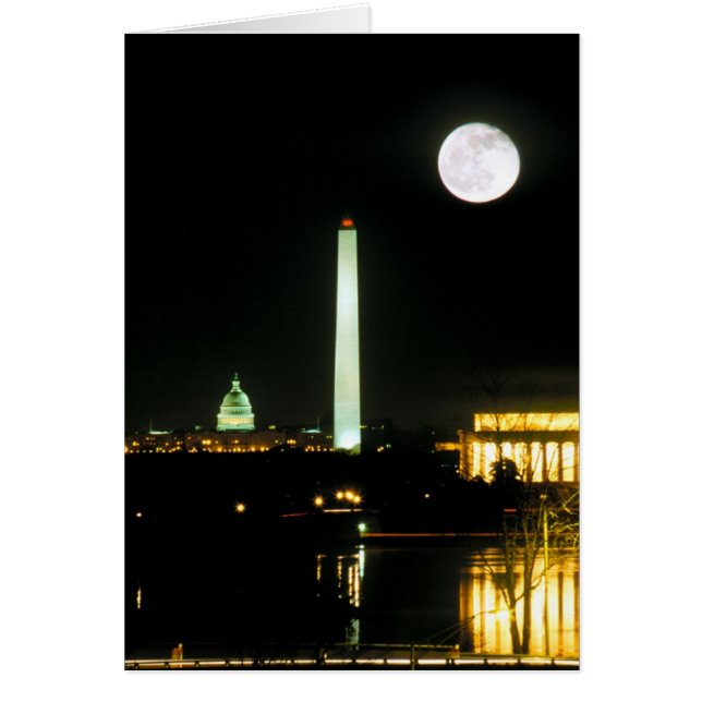 Capitol Building, Lincoln Memorial, Washington (Front)