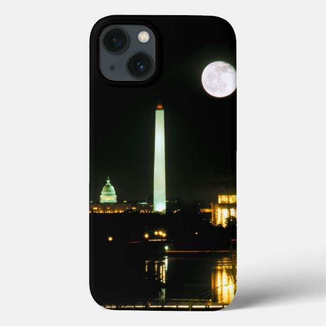 Capitol Building, Lincoln Memorial, Washington Case-Mate iPhone Case (Back)