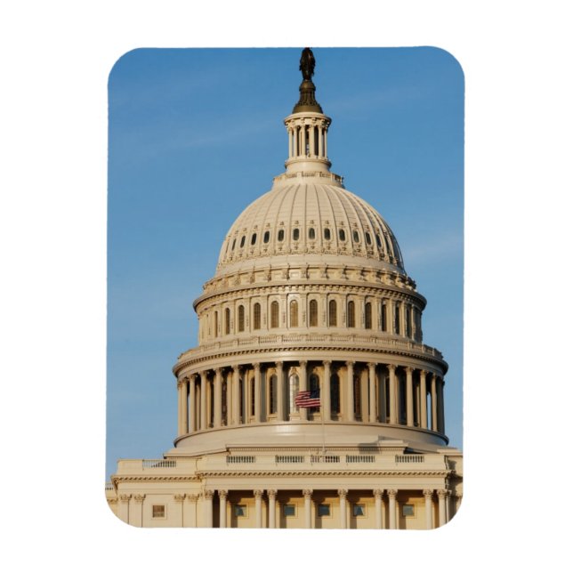 Capitol Building shot at dusk Magnet (Vertical)