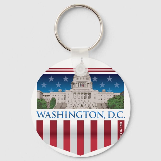 Capitol Building - Washington DC Keychain (Front)