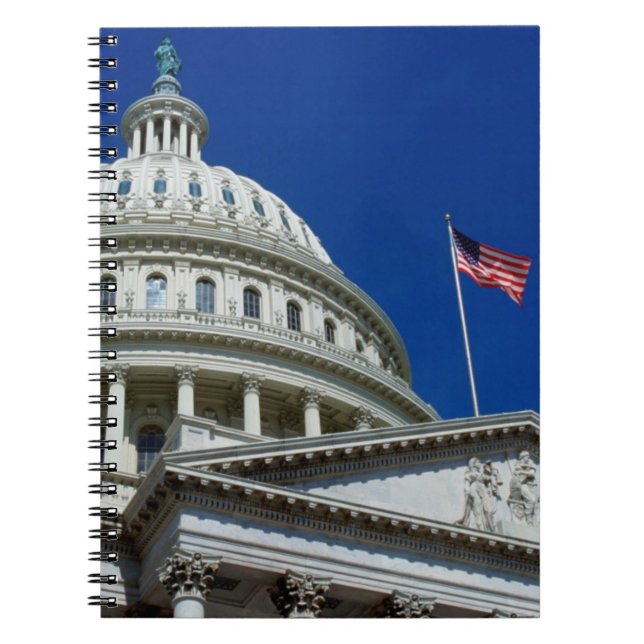 Capitol Building, Washington, USA Notebook (Front)