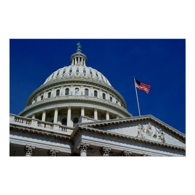 Capitol Building, Washington, USA Poster (Front)