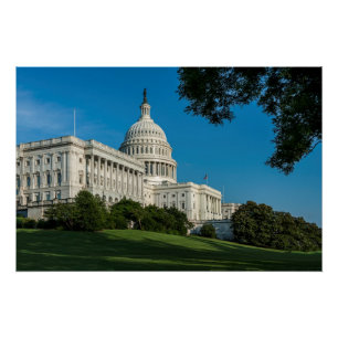 Capitol Building West View Poster